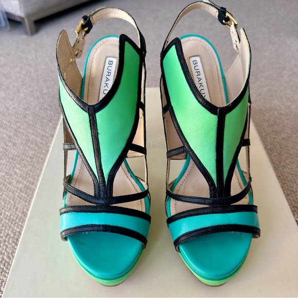 Burak Uyan leather Heels, size 38 - Picture 4 of 9